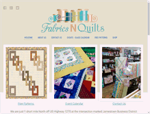 Tablet Screenshot of fabricsnquilts.com
